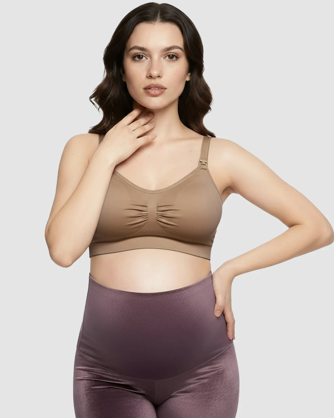 Seamless Soft Stretch Wireless Nursing Bra