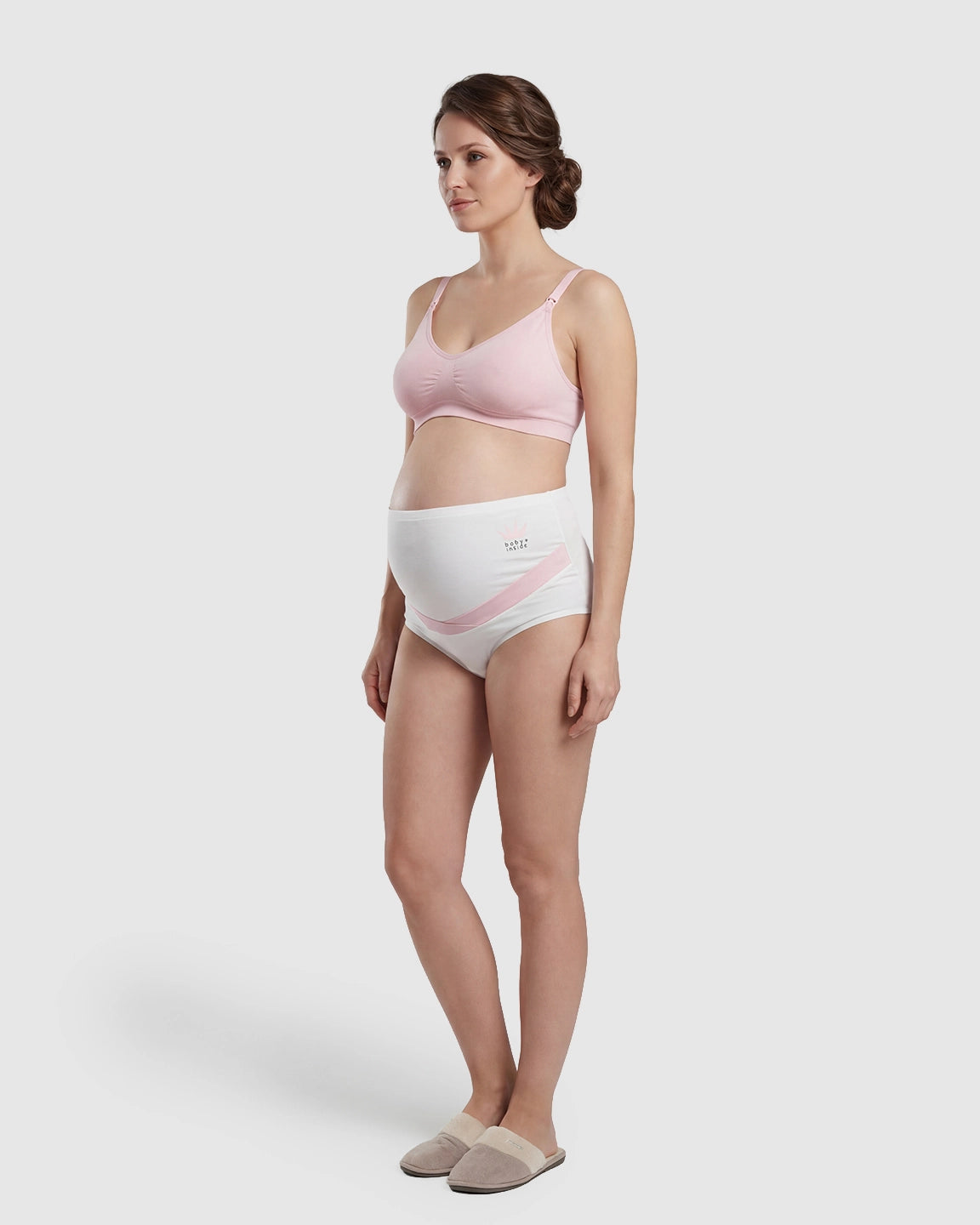 Criss-Cross Band Over-the-bump Maternity Underwear
