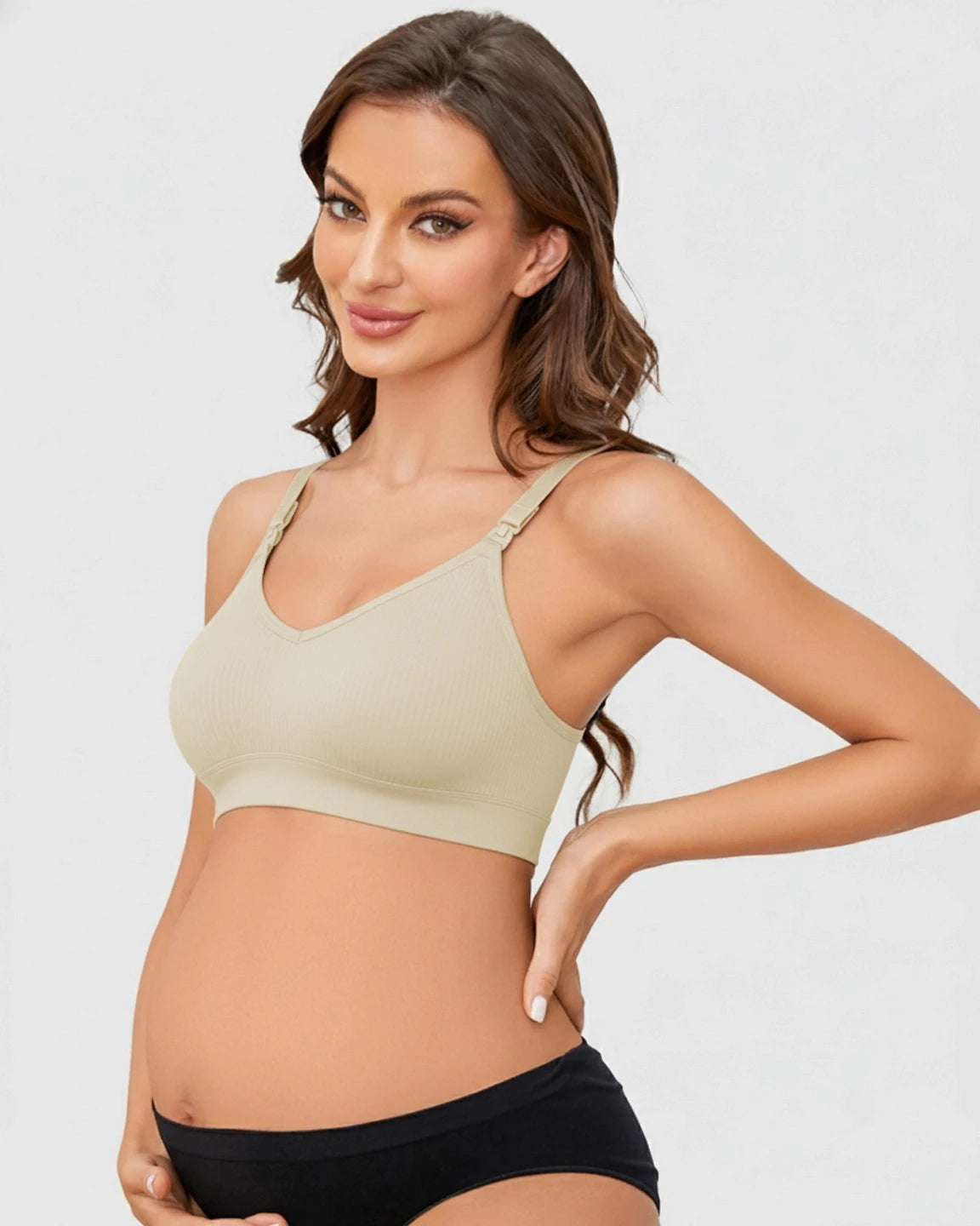 Wireless Front-Open Maternity Nursing Bra