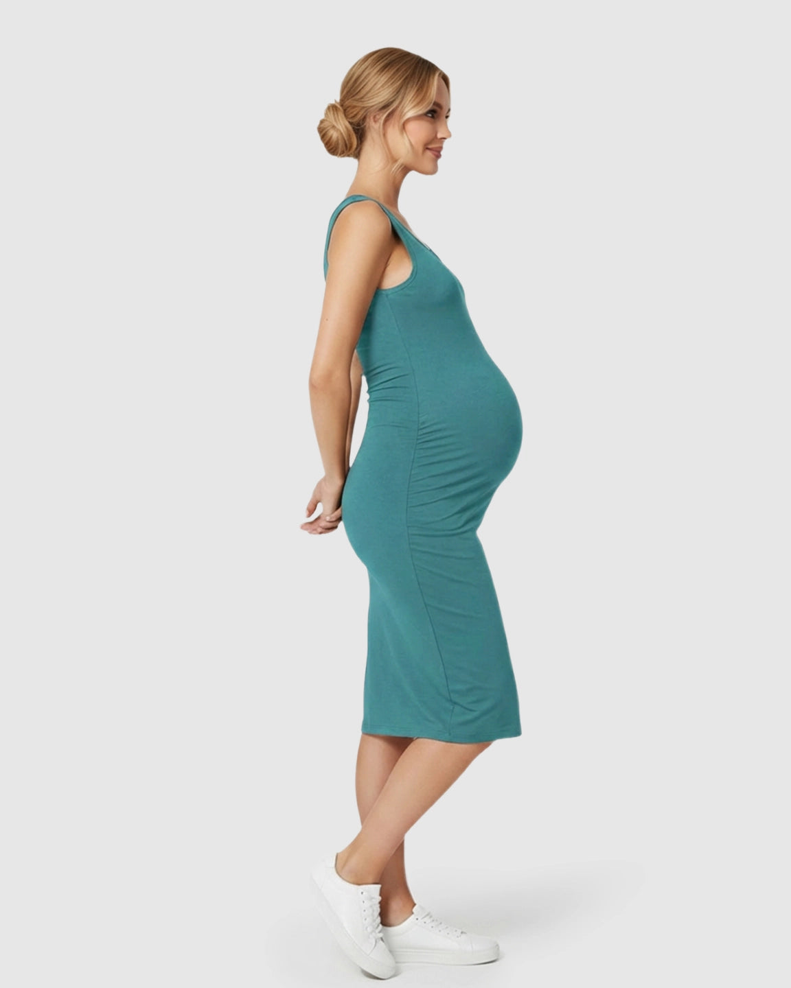 Sleeveless Camisole Bodycon Maternity Dress