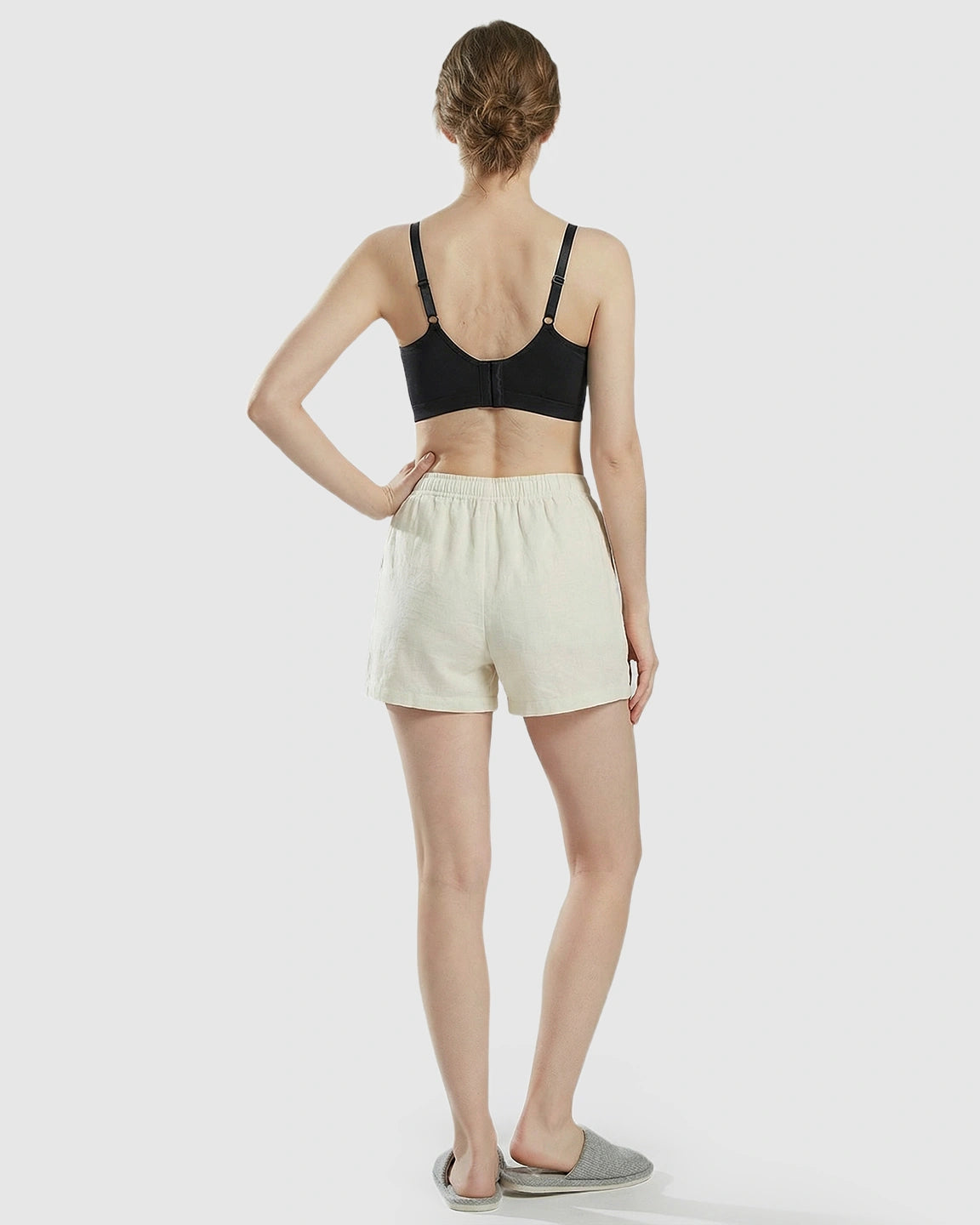 Wire-Free Embroidered Lace Nursing Bra