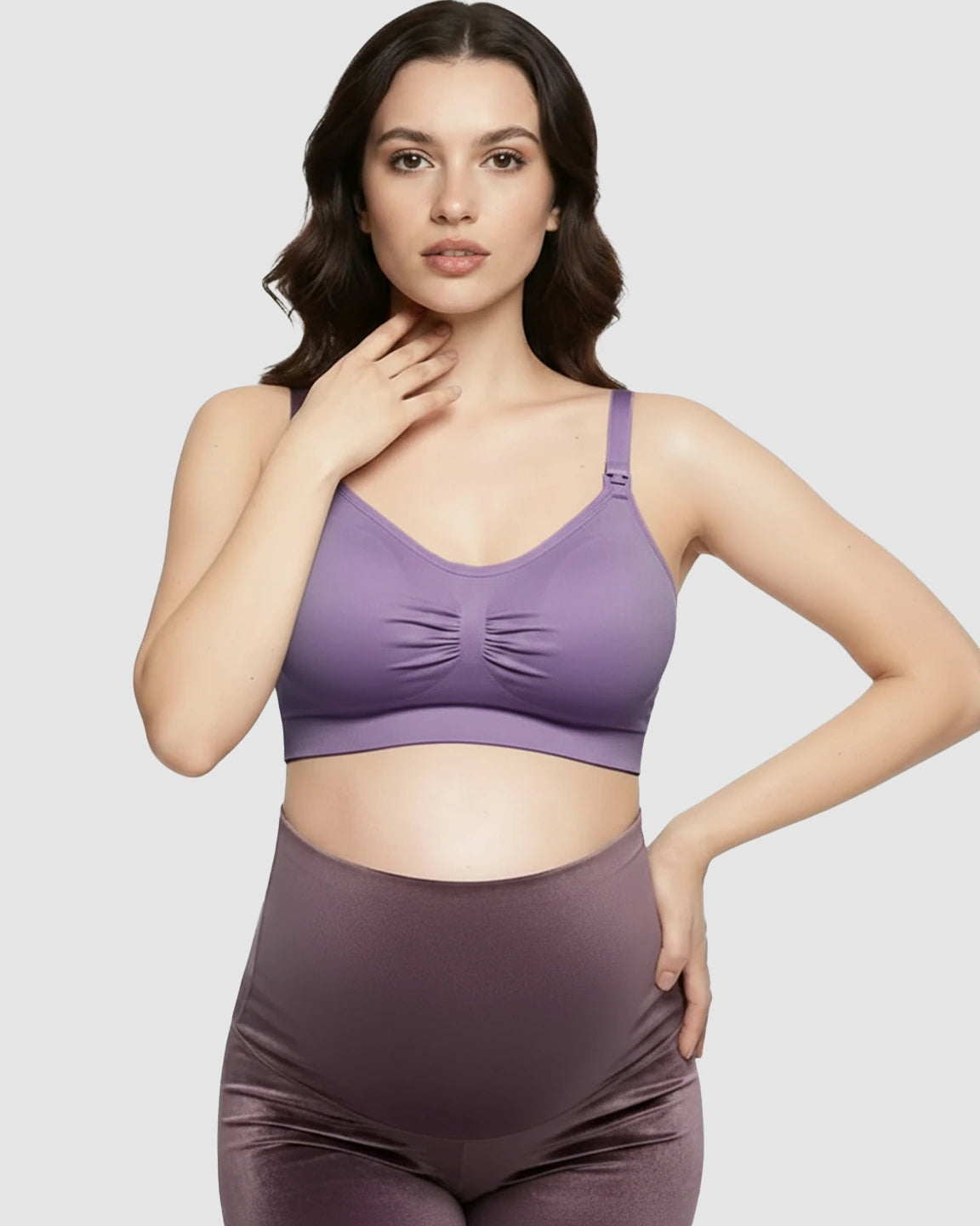 Seamless Soft Stretch Wireless Nursing Bra