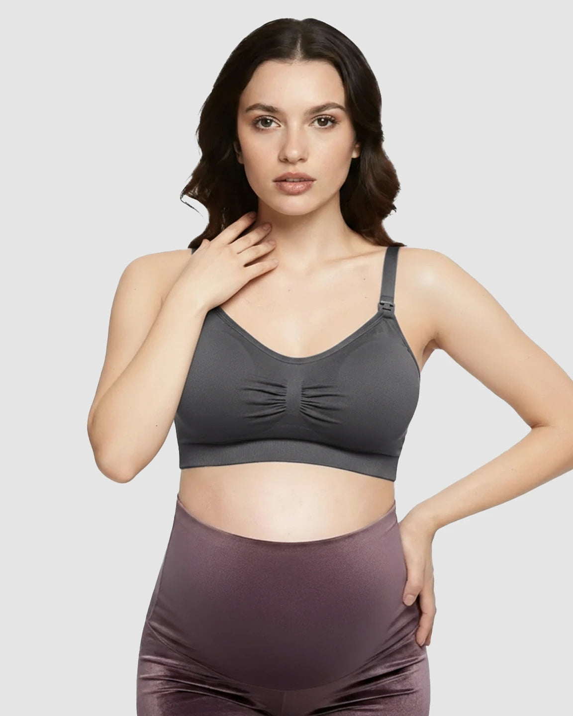 Seamless Soft Stretch Wireless Nursing Bra