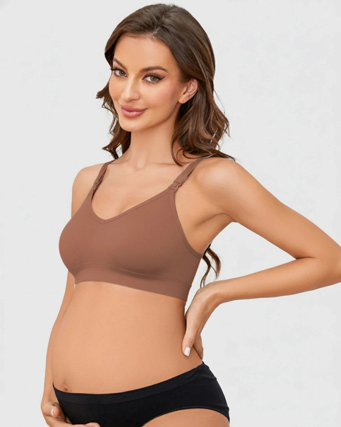 Wireless Front-Open Maternity Nursing Bra