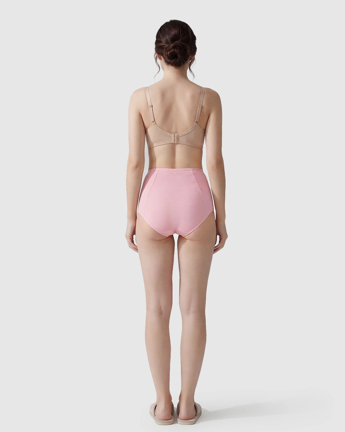 Removable Pad Mid-Waist Menstrual Maternity Panty