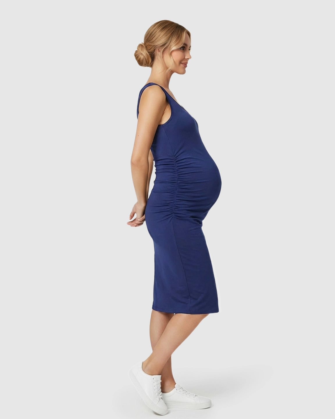 Sleeveless Camisole Bodycon Maternity Dress