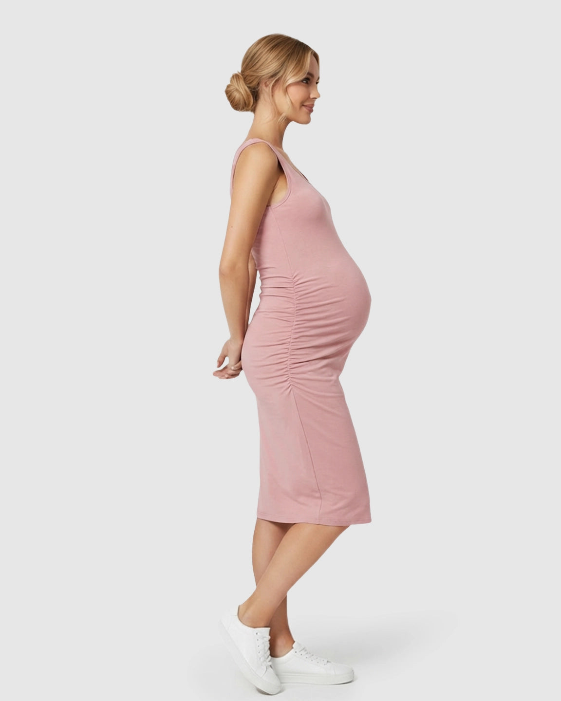 Sleeveless Camisole Bodycon Maternity Dress