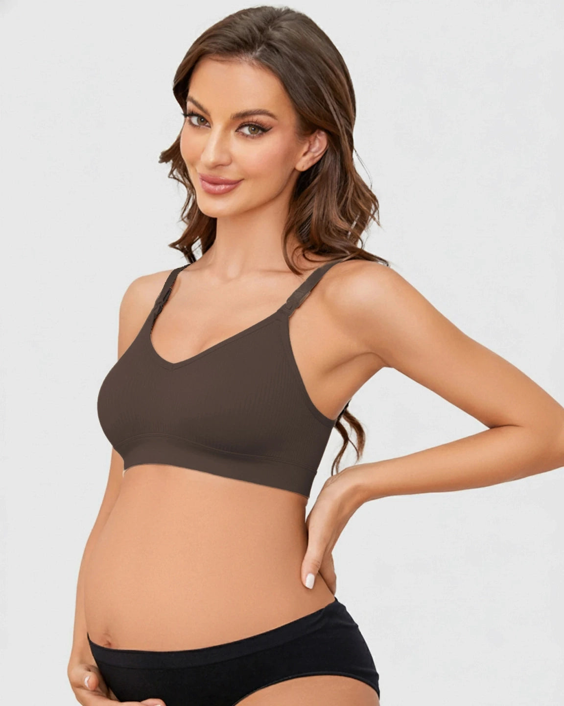 Wireless Front-Open Maternity Nursing Bra