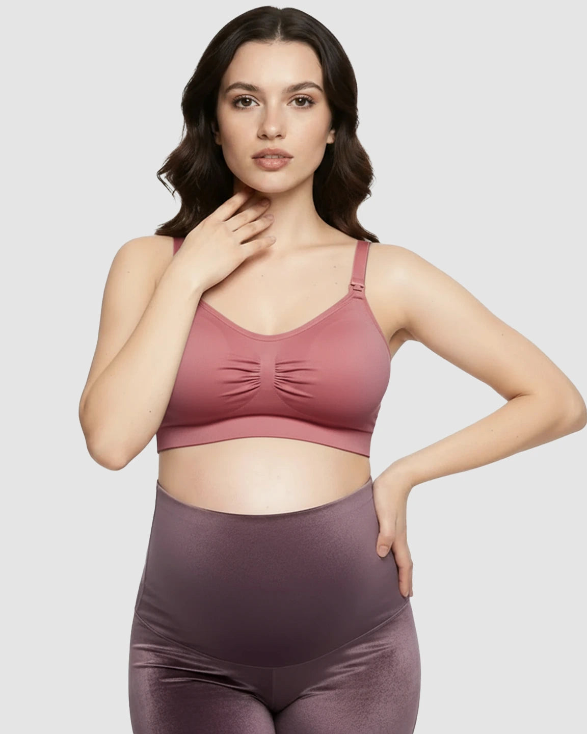 Seamless Soft Stretch Wireless Nursing Bra