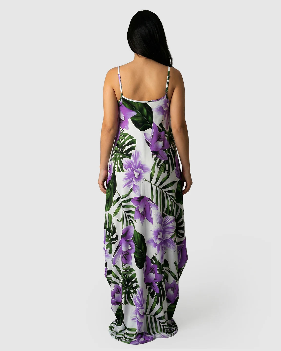 Spaghetti Strap Casual Maternity Maxi Dress