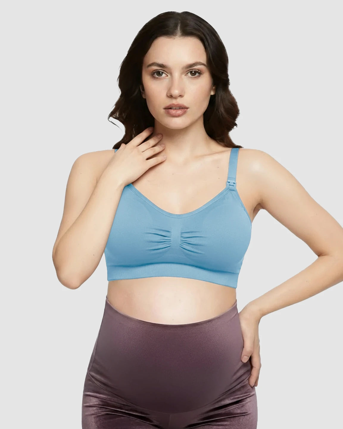 Seamless Soft Stretch Wireless Nursing Bra