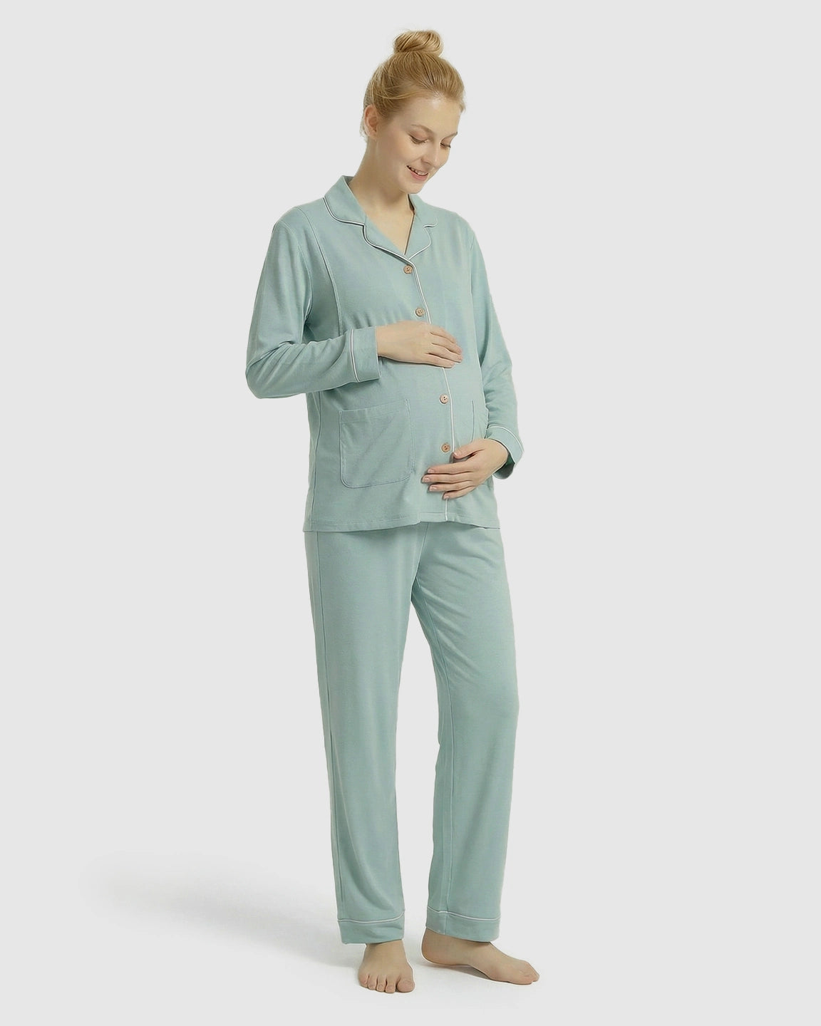 Lift-Up Flap Nursing Access Minimalist Maternity Sleepwear