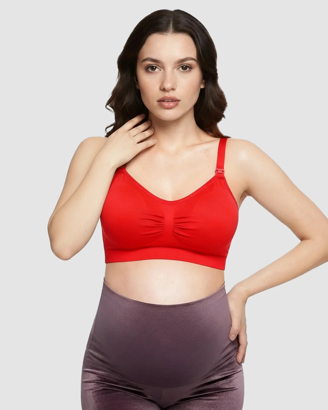 Seamless Soft Stretch Wireless Nursing Bra