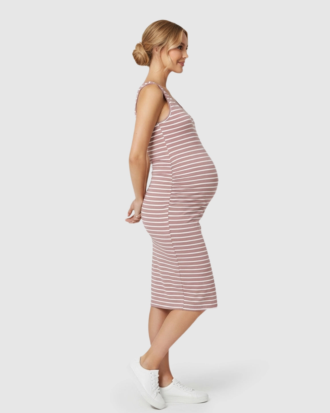 Sleeveless Camisole Bodycon Maternity Dress