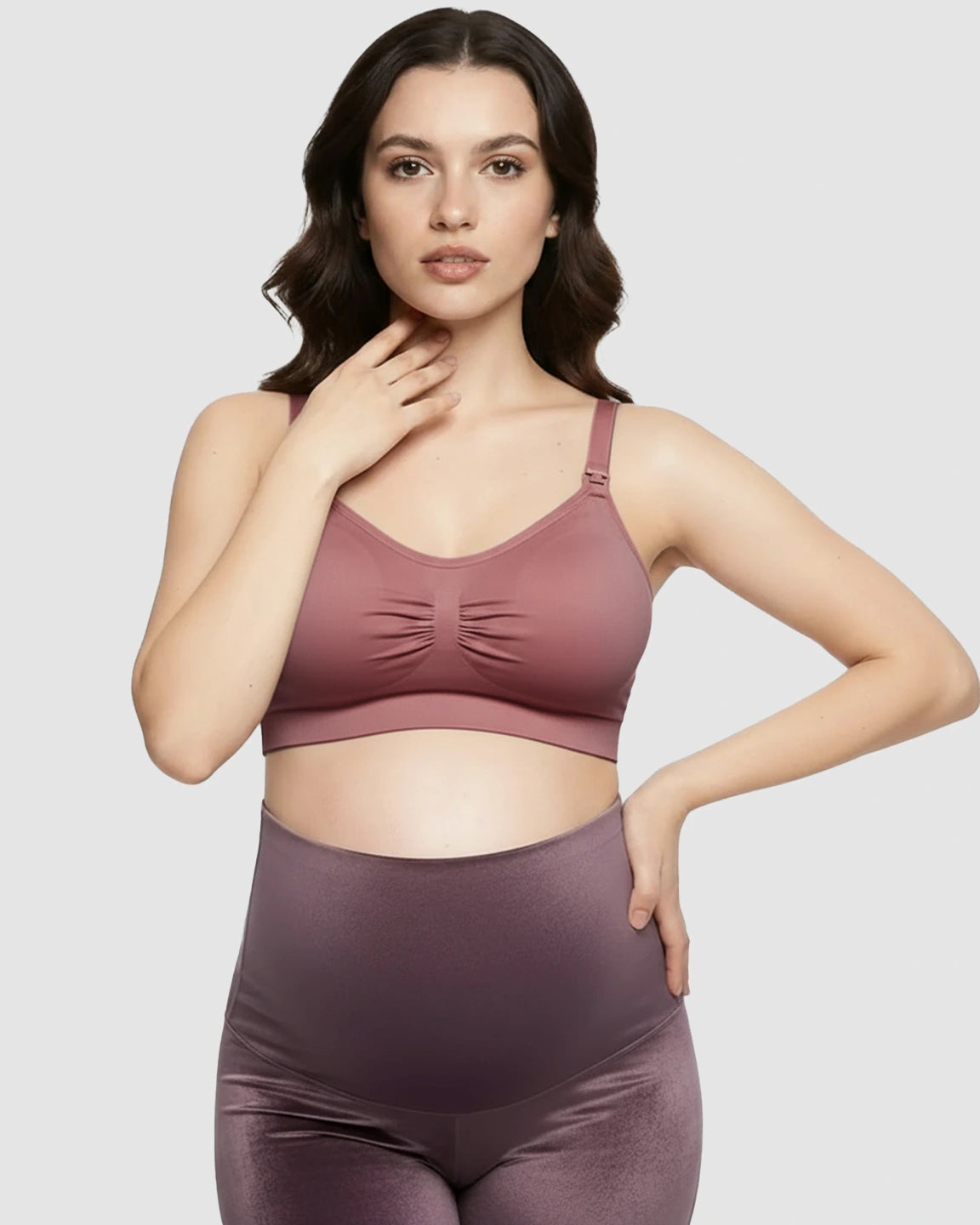 Seamless Soft Stretch Wireless Nursing Bra