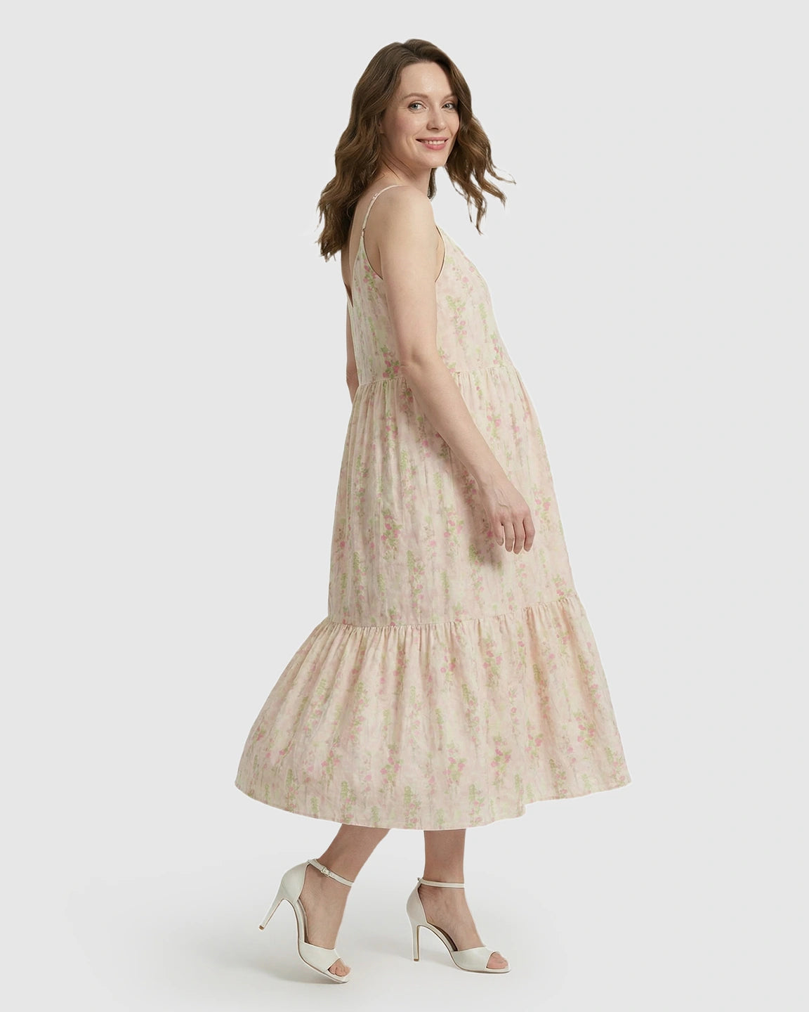 Built-in Bra Babydoll Maternity Nightdress