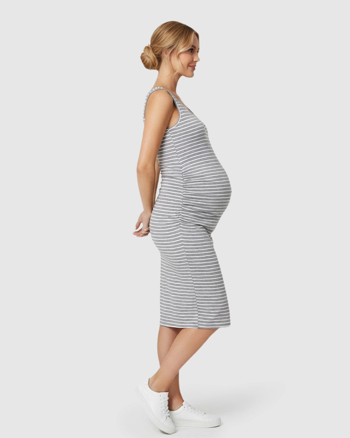 Sleeveless Camisole Bodycon Maternity Dress