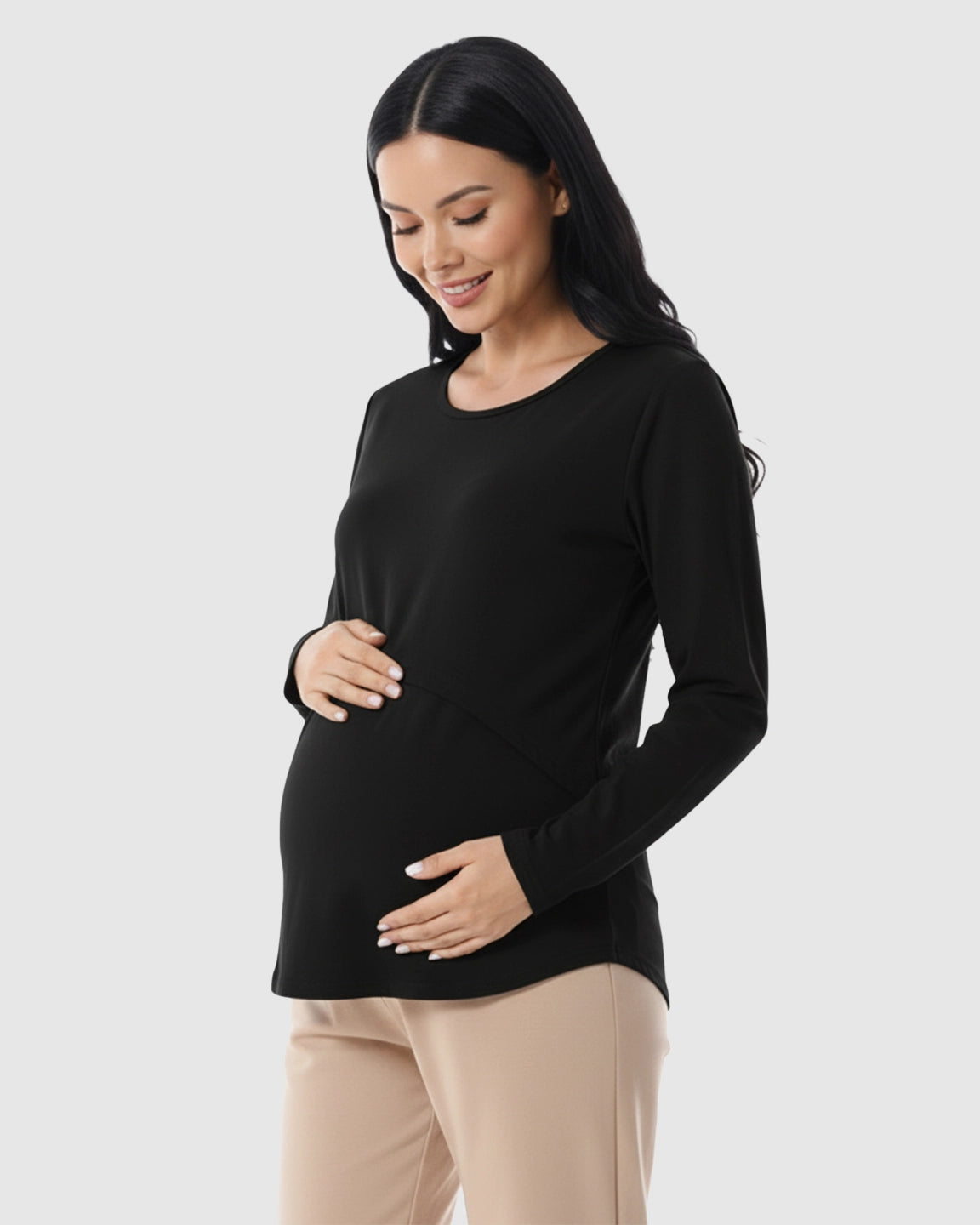Nursing Access Loose Fit Maternity & Nursing Top