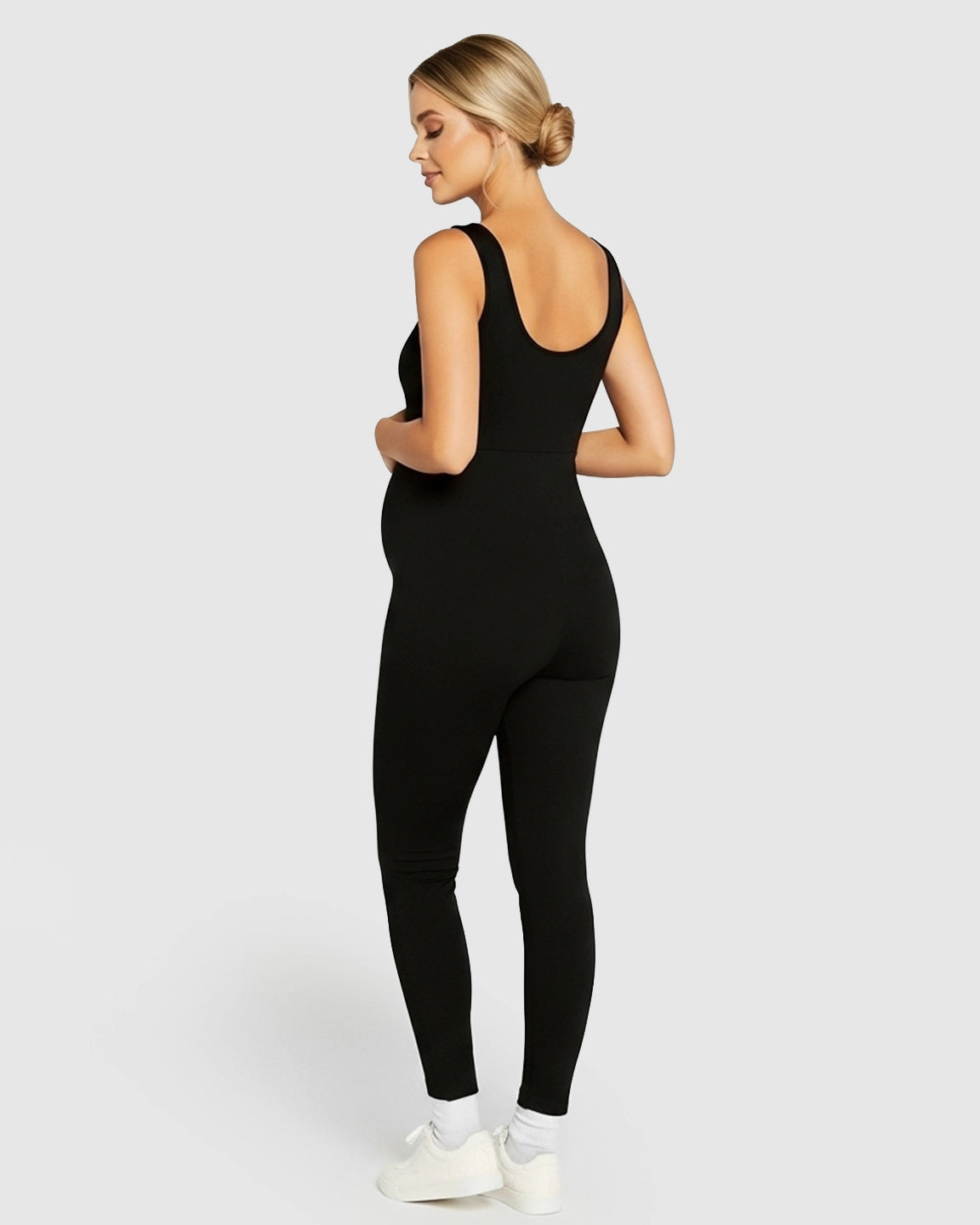 Supportive-Sculpt Sleek-Fit Maternity Bodysuit