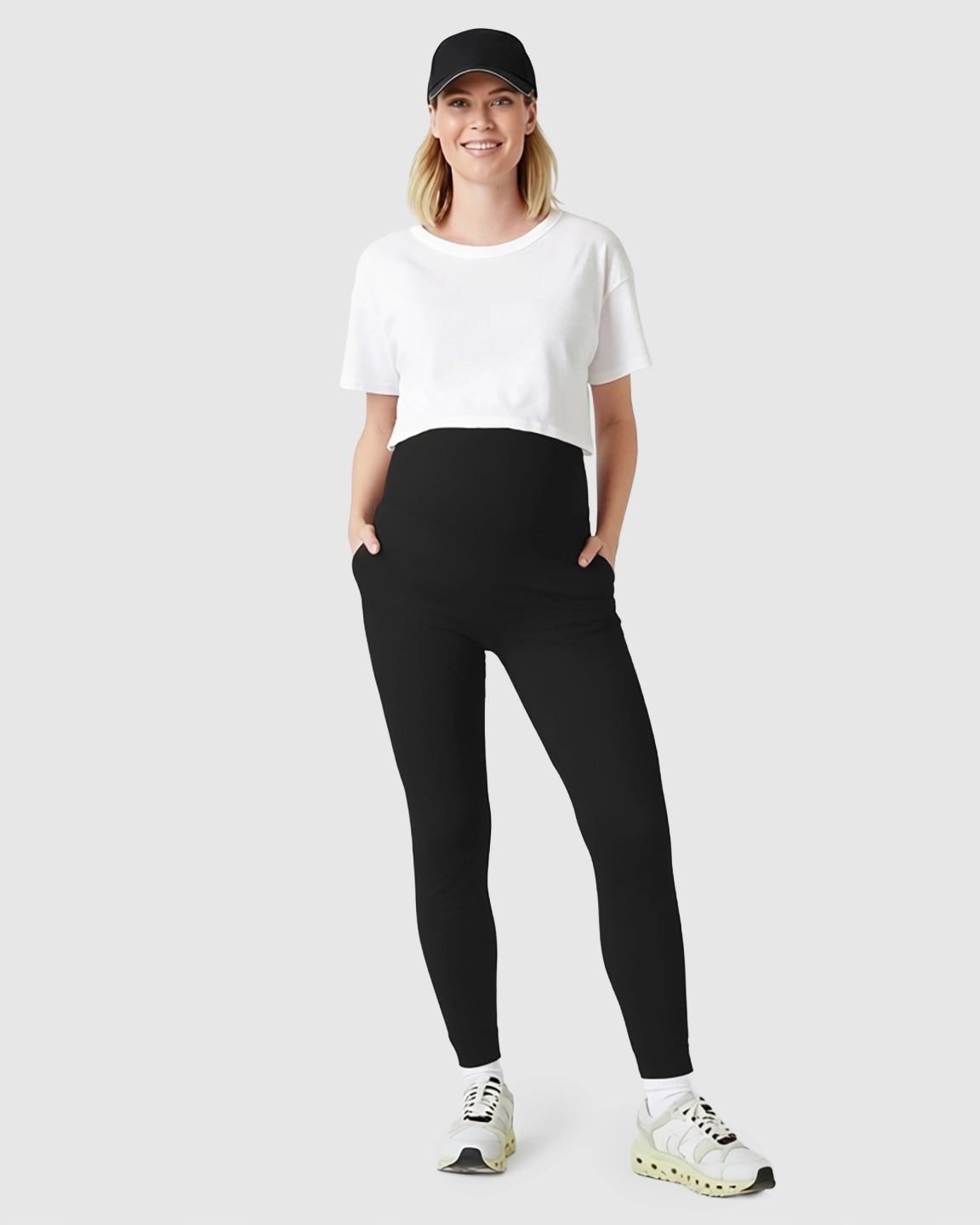 Supportive Slim-Fitting Maternity Joggers