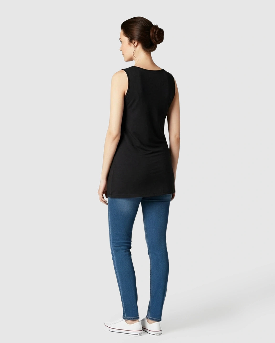 Cross-Front Sleeveless Nursing & Maternity Top