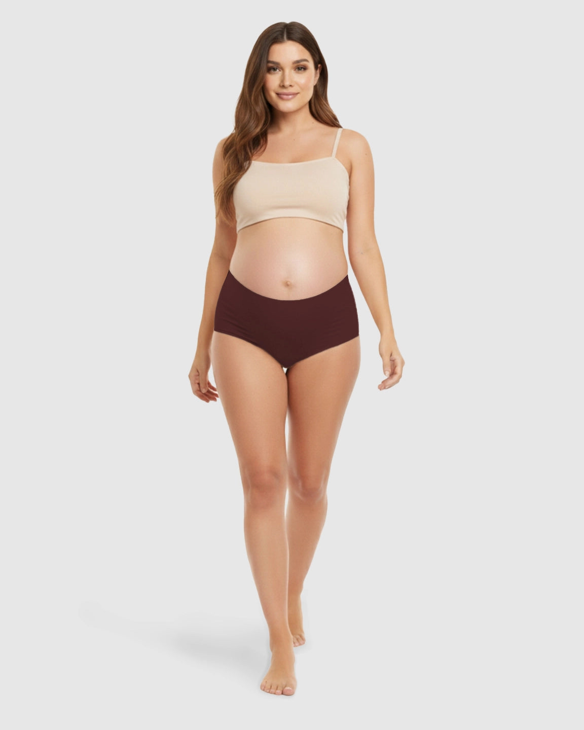Seamless High-Waist Support Maternity Underwear