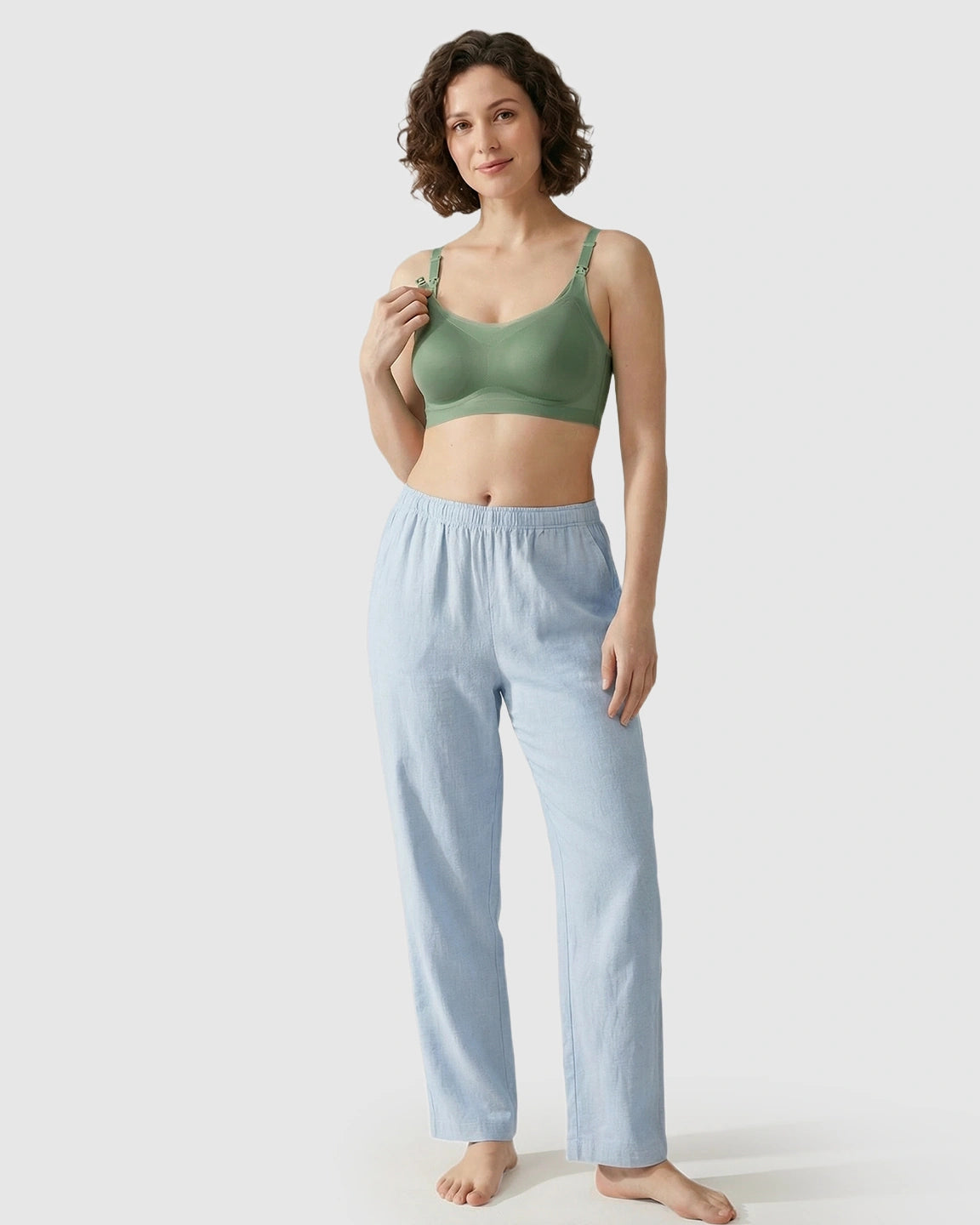 Seamless Ice Silk Ultra-Thin Nursing Bra