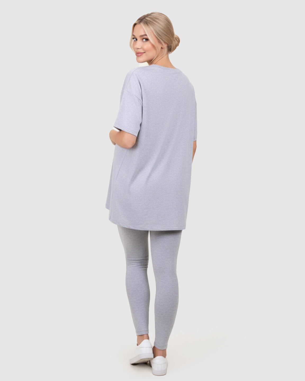 Soft-Stretch Casual-Lounge Maternity Loungewear Set