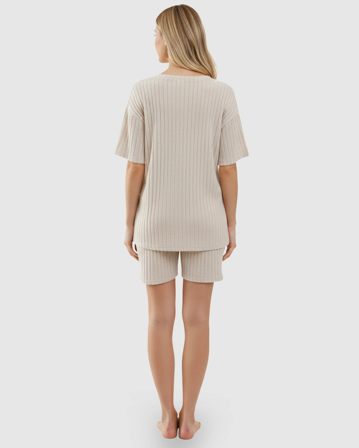 Ribbed Soft Knit Relaxed Maternity Lounge Set