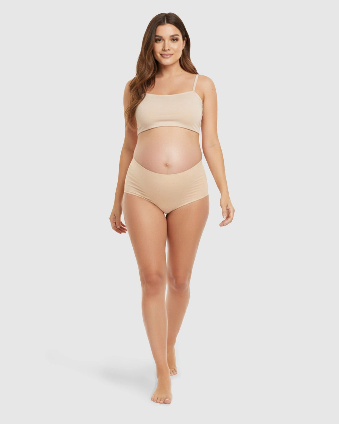 Seamless High-Waist Support Maternity Underwear