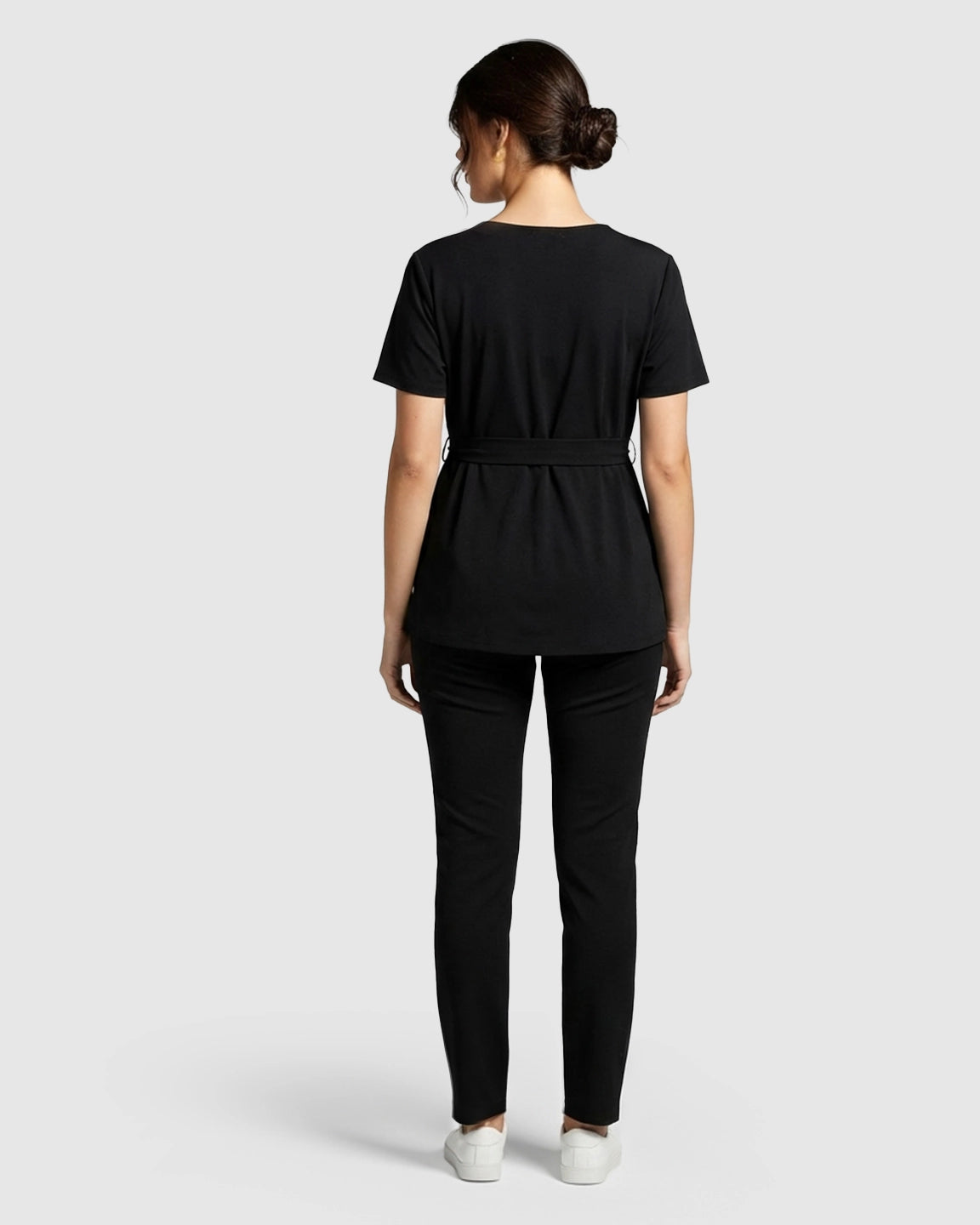 Elastic-Waist Babydoll Maternity Top