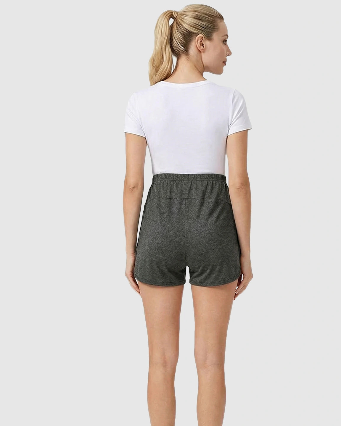Adjustable Waist Relaxed-Fit Maternity Shorts