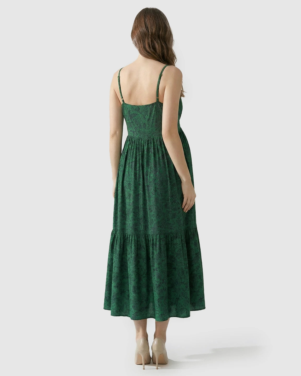 Built-In Bra Loose H-Line Maternity Nightdress