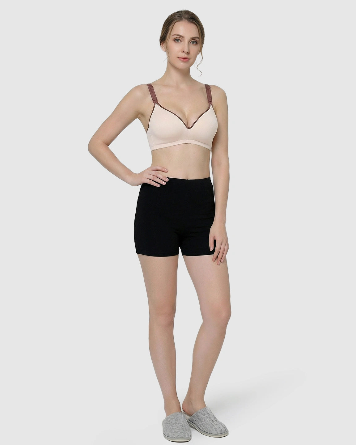 Front-Open Cotton Nursing Bra