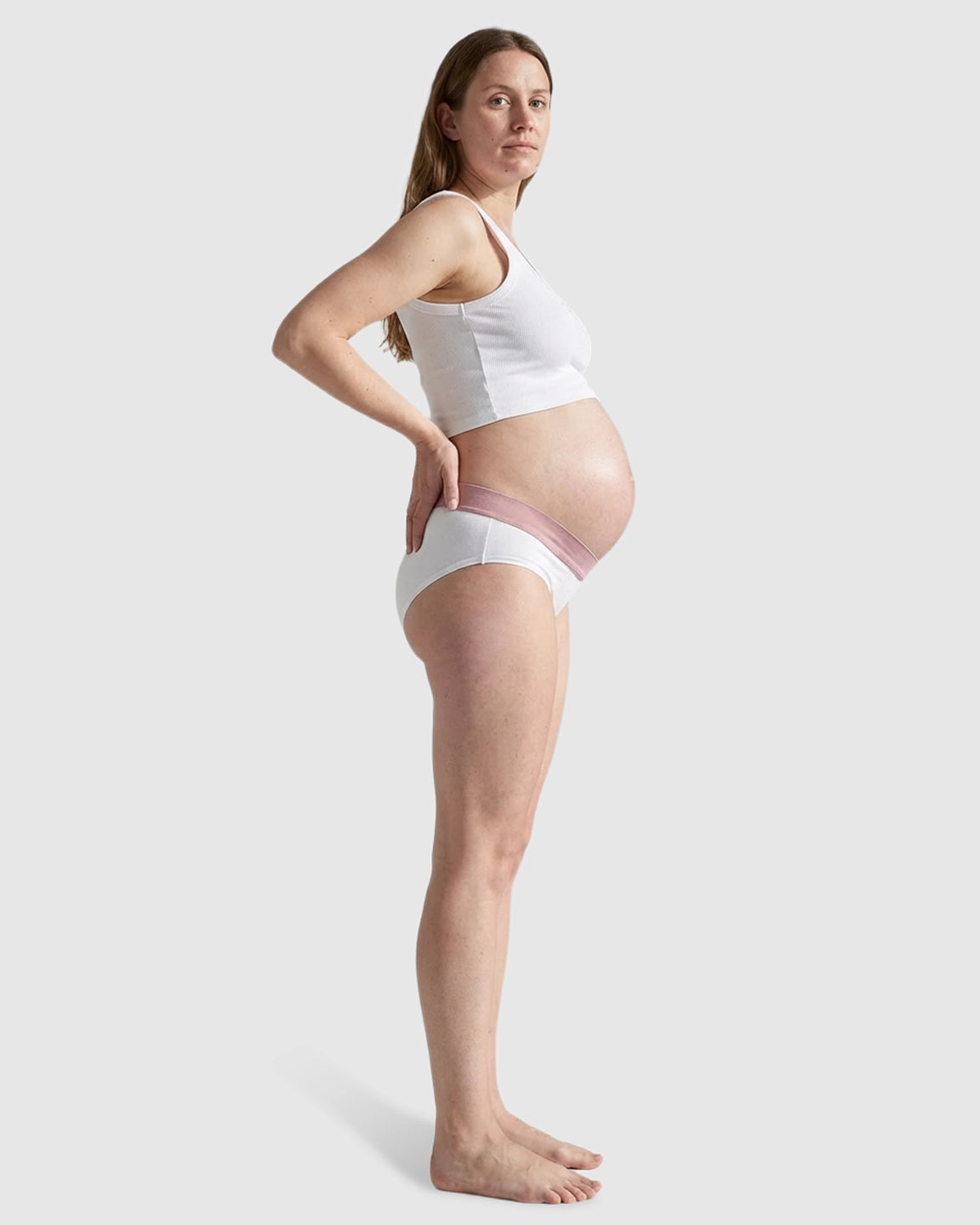 Crossover Front Hip-lifting Maternity Brief