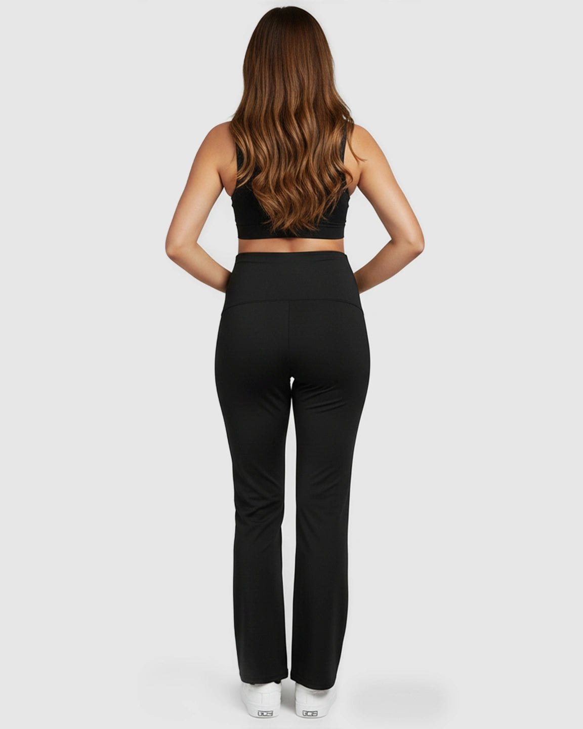Cross-Support Wide-Leg Maternity Pants