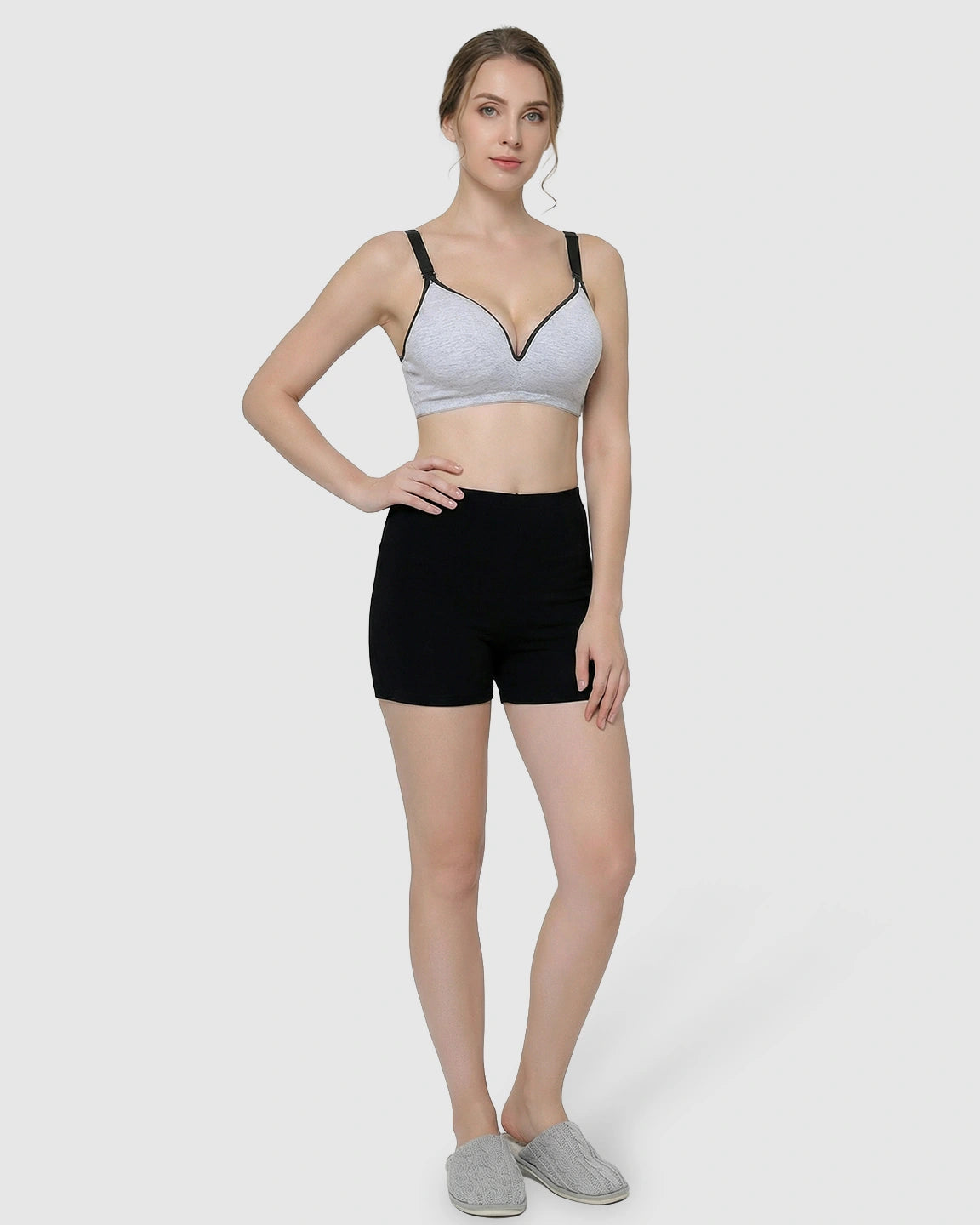 Front-Open Cotton Nursing Bra