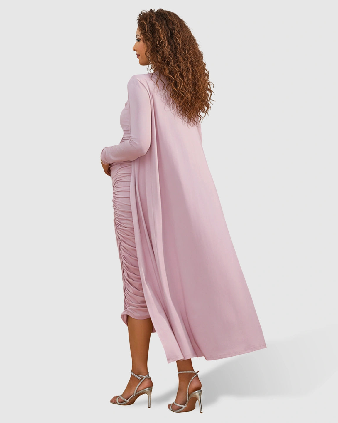 Side Ruched Slip Two Piece Maternity Set