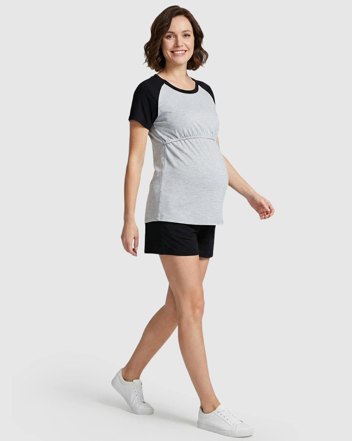 Raglan Sleeve Sporty Nursing Loungewear Set