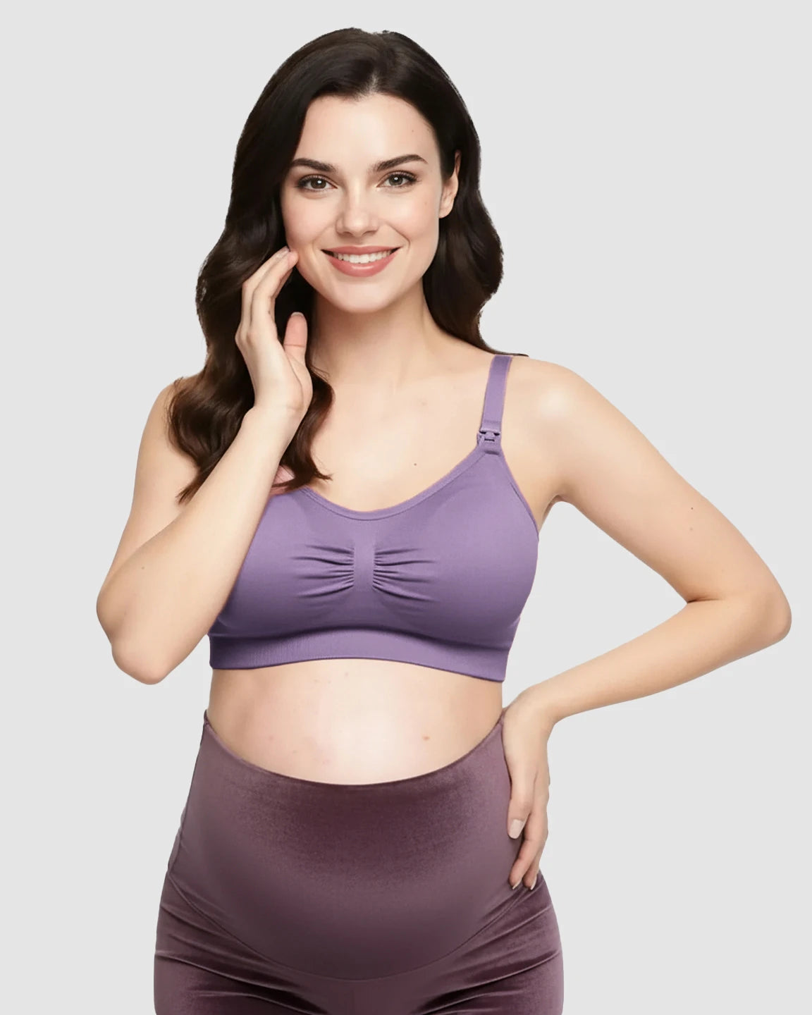 Seamless Soft Stretch Wireless Nursing Bra