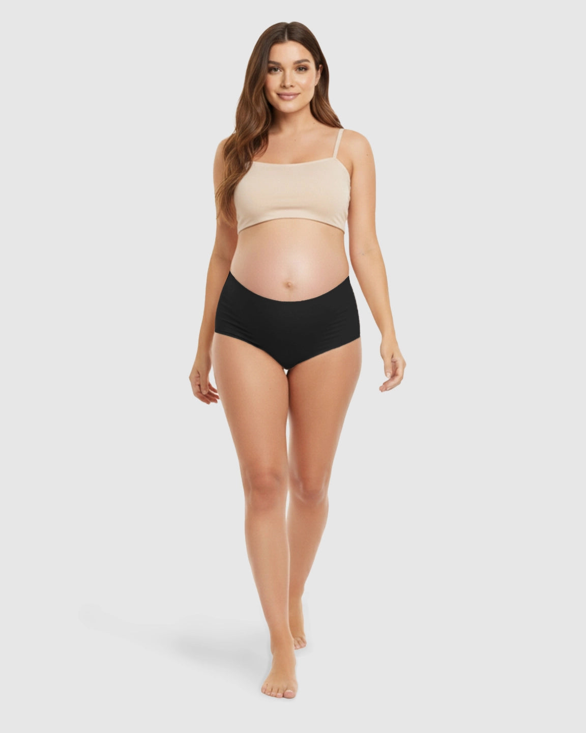 Seamless High-Waist Support Maternity Underwear