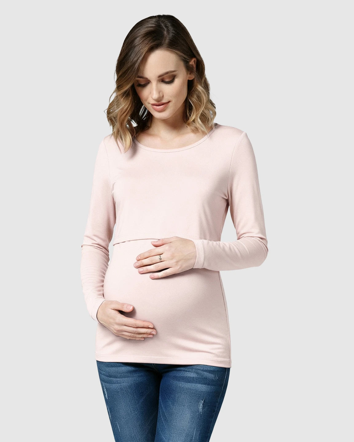 Lift-Up Front Casual Maternity & Nursing Top