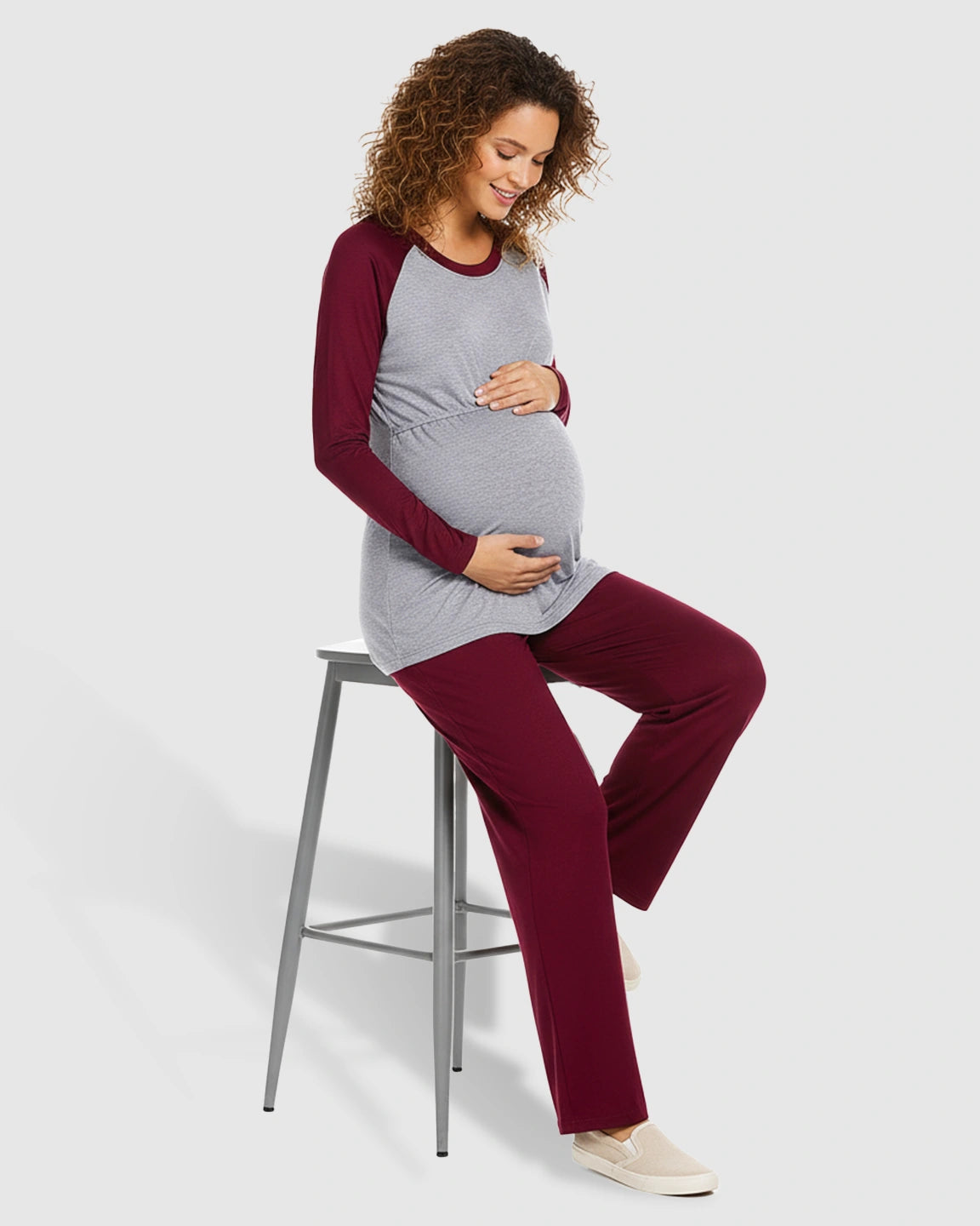 Soft Stretch Nursing Maternity Sleepwear Set