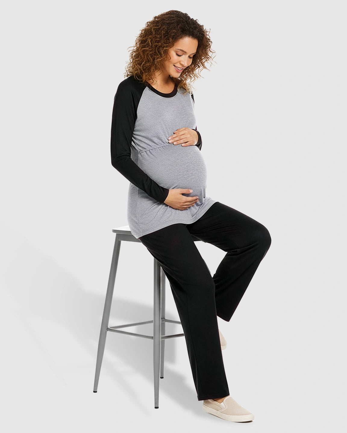 Soft Stretch Nursing Maternity Sleepwear Set