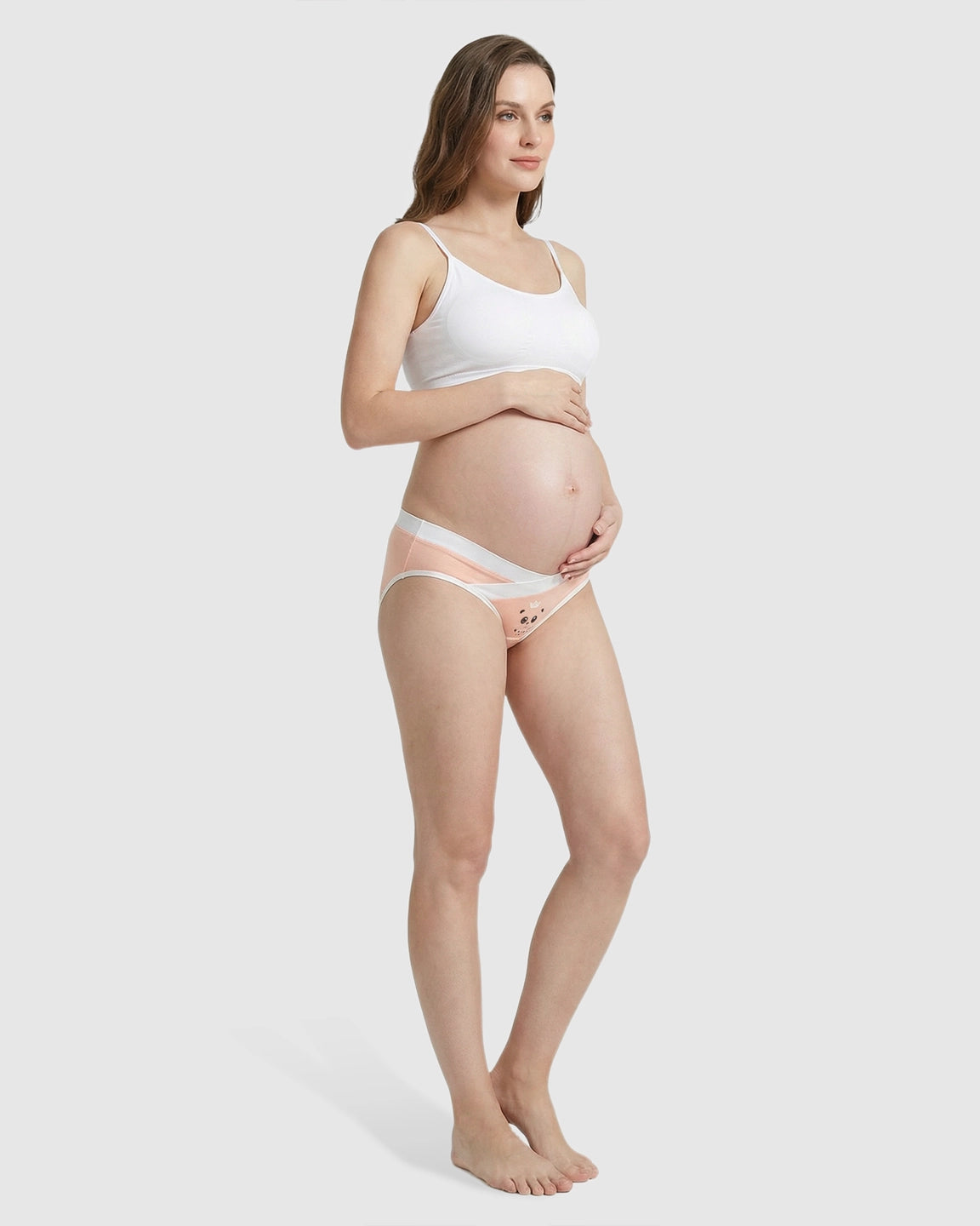 Crisscross Low-Waist Maternity Briefs