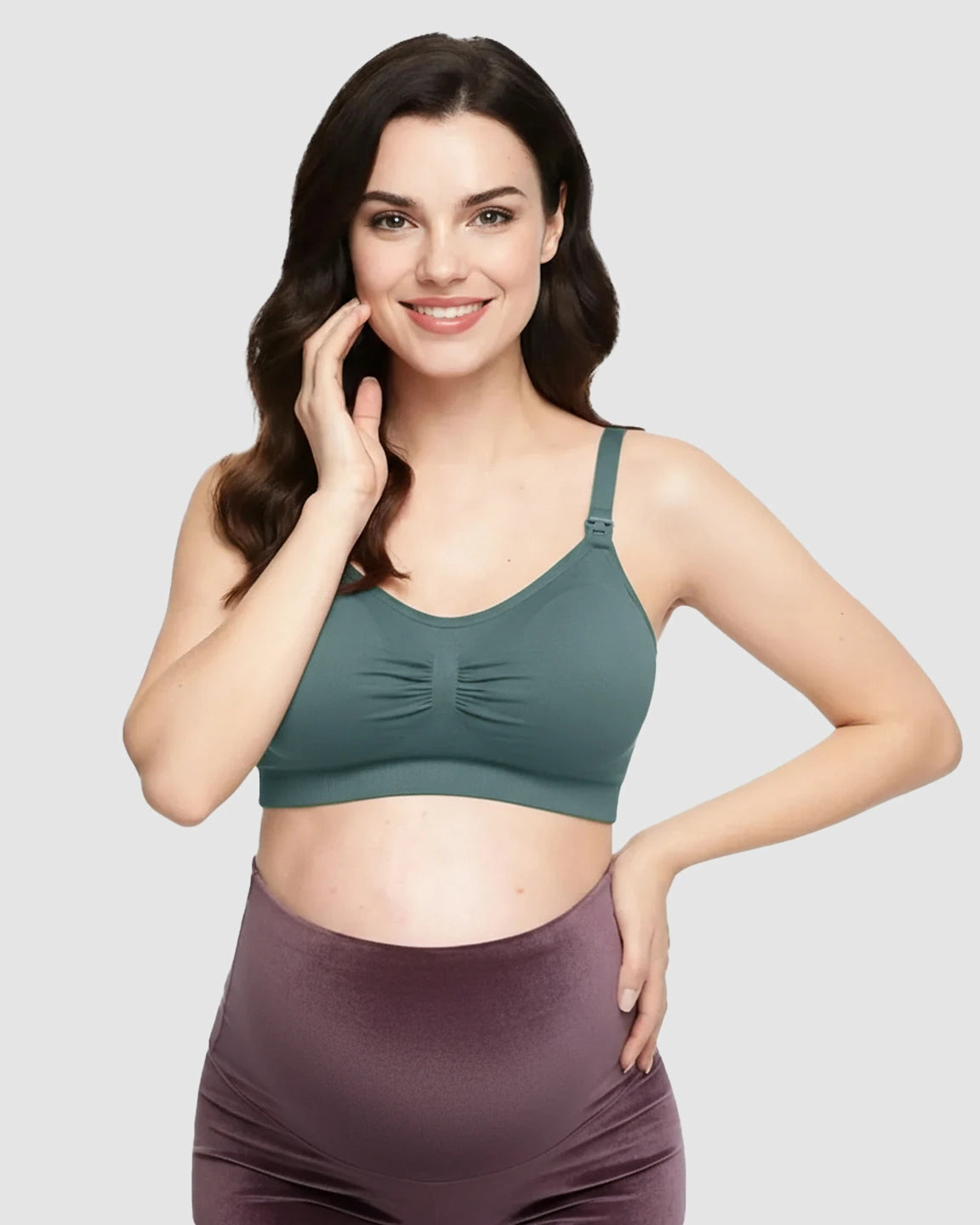 Seamless Soft Stretch Wireless Nursing Bra