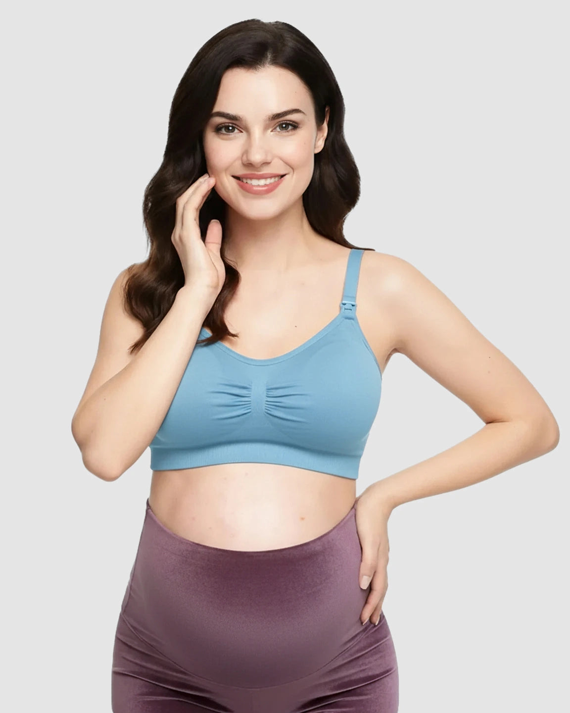 Seamless Soft Stretch Wireless Nursing Bra
