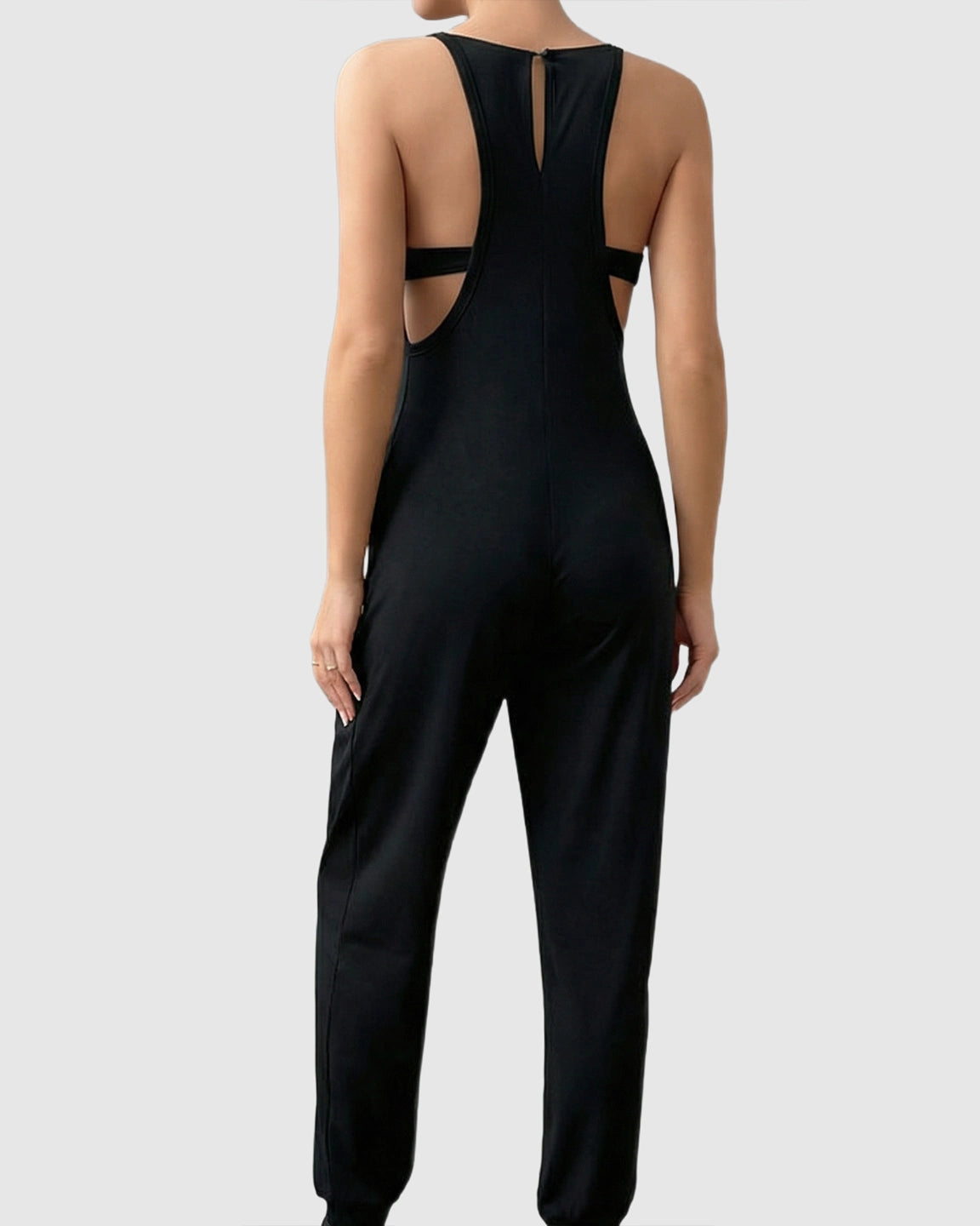 Spaghetti Straps Everyday Maternity Jumpsuit