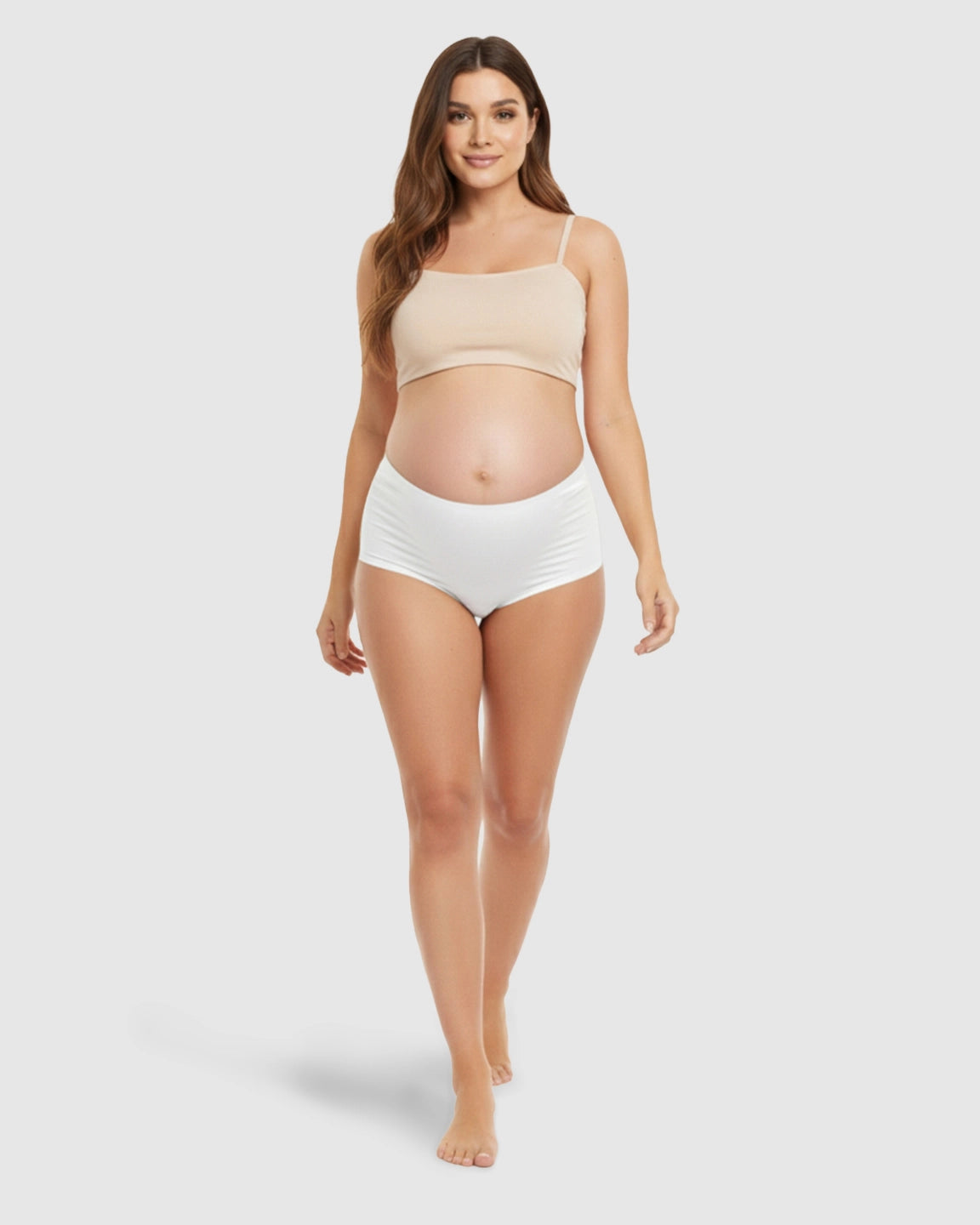 Seamless High-Waist Support Maternity Underwear