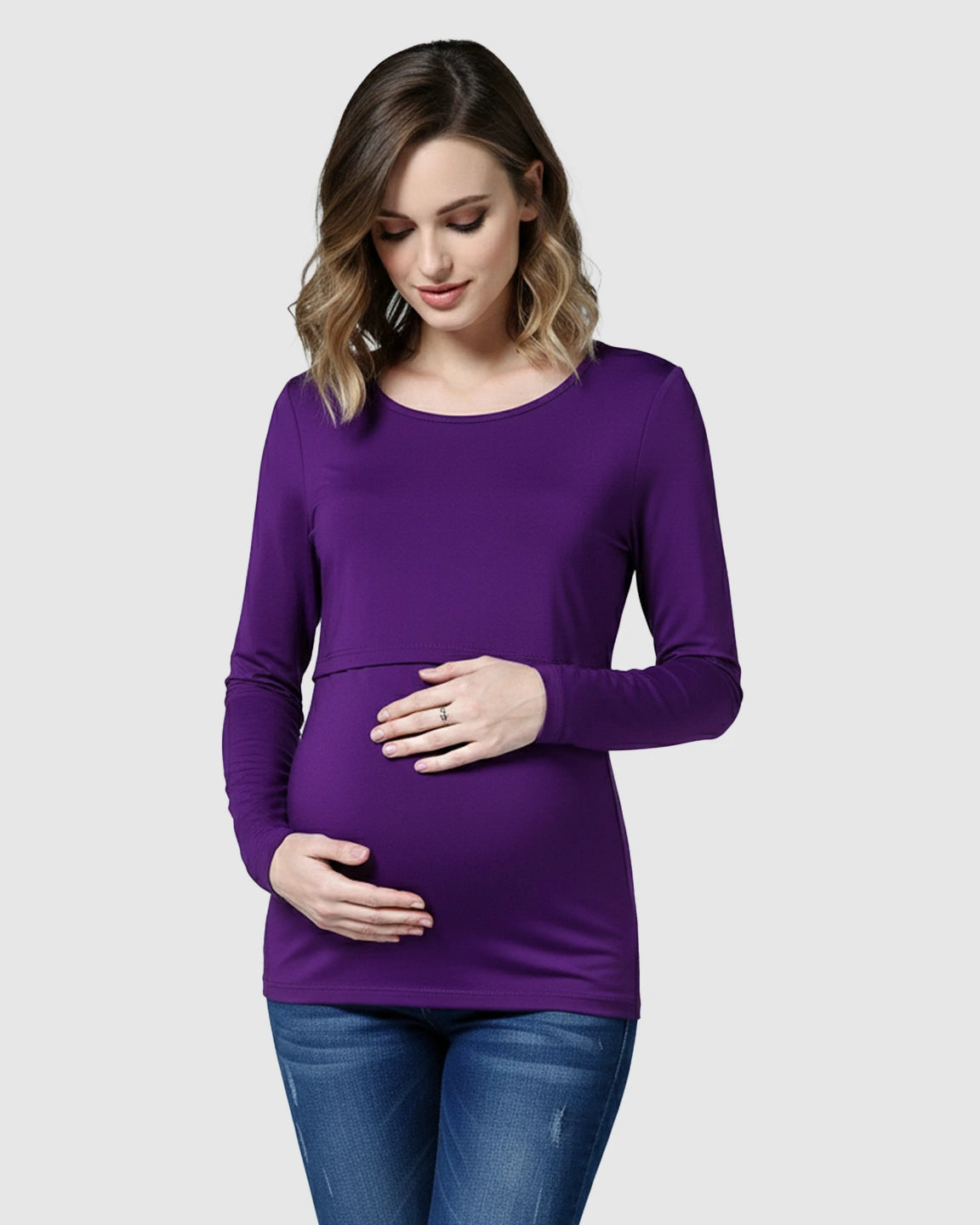 Lift-Up Front Casual Maternity & Nursing Top